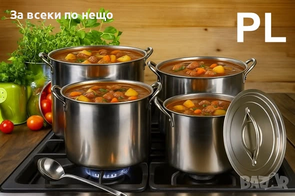 Големи Алпака тенджери от 8части Код P2539