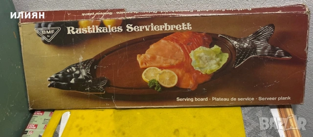 Плато .Дървена дъска за сервиране и мезета BMF, снимка 6 - Други - 54098549
