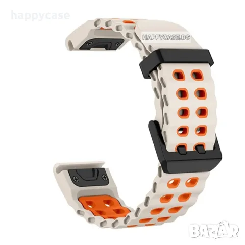 MARINE QUICKFIT Силиконова каишка за Garmin Fenix / Instinct / Enduro / Tactix / Quatix, снимка 16 - Каишки за часовници - 55649994