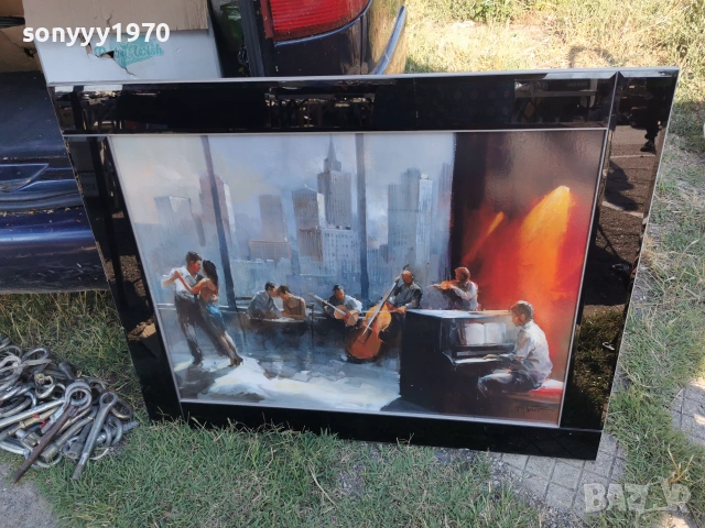 OIL EFFECT PRINT 95X75СМ КАРTИНА ВНОС ENGLAND 2706261813L4, снимка 9 - Други ценни предмети - 55071459
