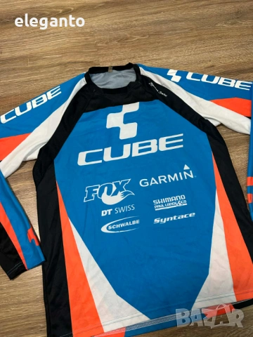 Мъжка ! CUBE Fox Race Pilot  Moto Cross Motocross MTB Cycling Pro Race Top Protected , M размер , снимка 4 - Спортни дрехи, екипи - 54377423