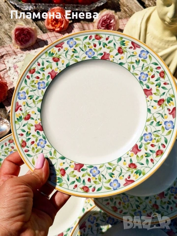 Villeroy & Boch 6 чинии , снимка 5 - Чинии - 54929090