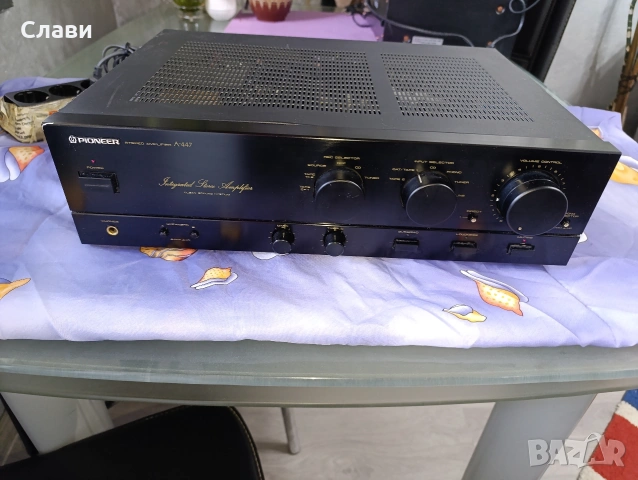 Усилвател Pioneer A-447 , снимка 5 - Ресийвъри, усилватели, смесителни пултове - 54457542