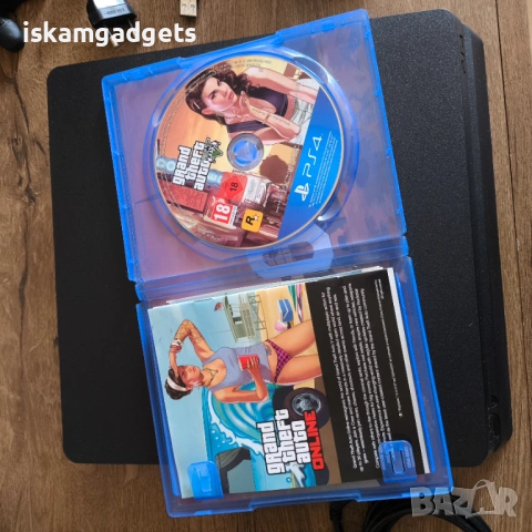 PS4 Sony PlayStation 4 Slim CUH-2116A и Grand Theft Auto V, снимка 9 - Игри за PlayStation - 54224274