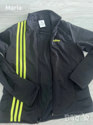 adidas дамско спортно горнище с цип S черно