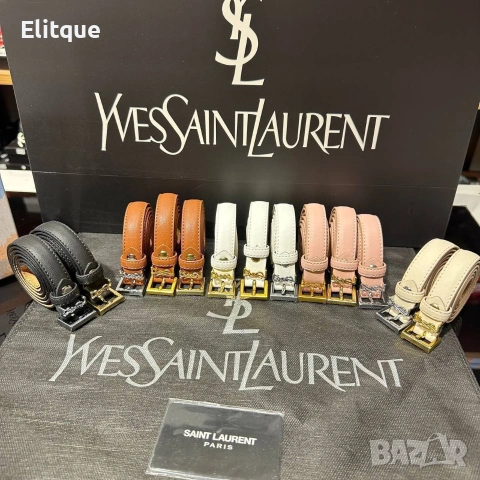 колани от естествена кожа в кутия ysl saint laurent 