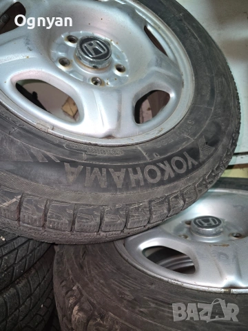 оригинални джанти за honda cr-v 2 с гуми, снимка 7 - Гуми и джанти - 54128370