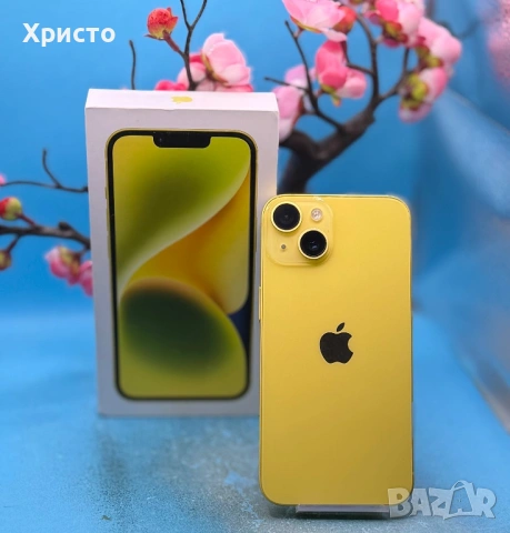 Apple iPhone 14, 256GB, 6GB RAM, 5G, Yellow , снимка 3 - Apple iPhone - 54829180