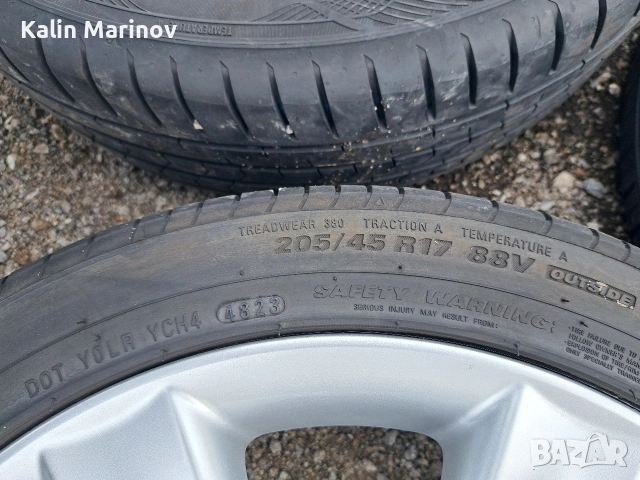 джанти за Тойота 4х100 17 цола, снимка 6 - Гуми и джанти - 54207752