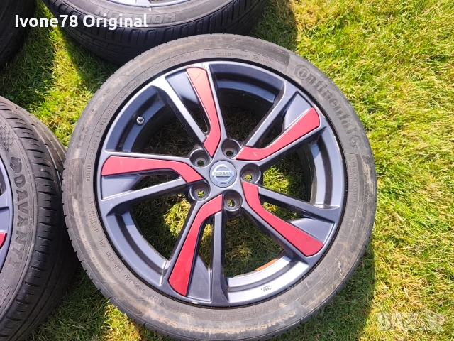 ПРОМОЦИЯ АЛУМИНИЕВИ ДЖАНТИ от NISSAN JUKE 5x114.3 18 цола.Отлично състояние, снимка 4 - Гуми и джанти - 55179927
