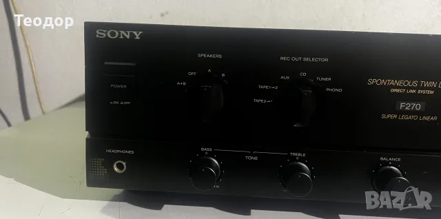 Интегриран исилвател Sony TA-F 270, снимка 3 - Ресийвъри, усилватели, смесителни пултове - 55565926