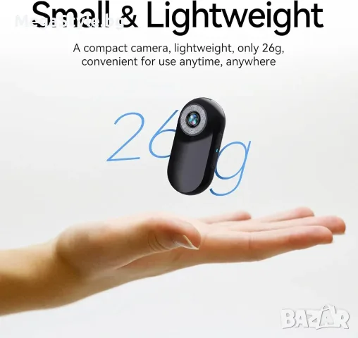 Xilecam Mini Body Cam,мини екшън камера,черна, снимка 2 - Камери - 55494992