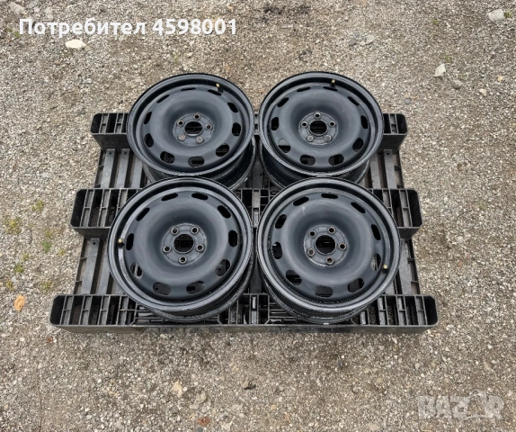 4бр.Оригинални джанти 15цола 5x100 за Skoda Fabia,Vw Polo,Seat Ibiza,Audi A1