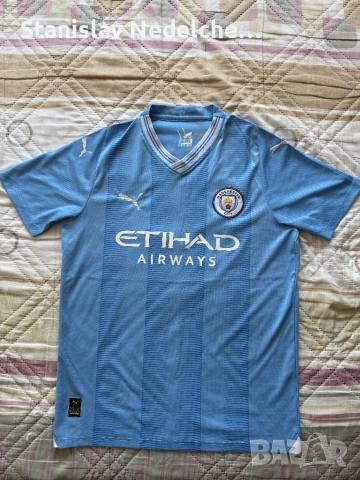 титулярна тениска на Manchester City от сезон 23/24 размер Л