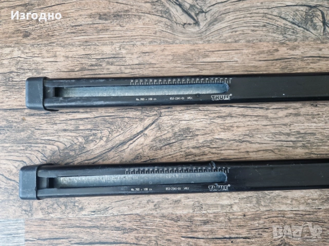 Напречни греди  Thule Squarebar 108см., снимка 4 - Аксесоари и консумативи - 54946009