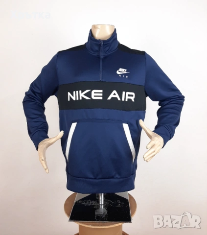 Nike NSW Air Zip Top - Оригинална мъжка блуза с цип размер L, снимка 2 - Блузи - 53999640