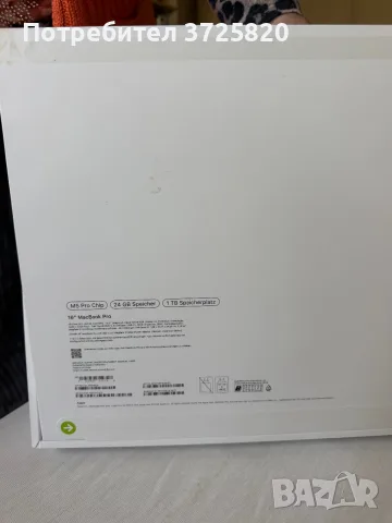 MacBook Pro 16 inch m5 chip, снимка 3 - Лаптопи за работа - 55418242