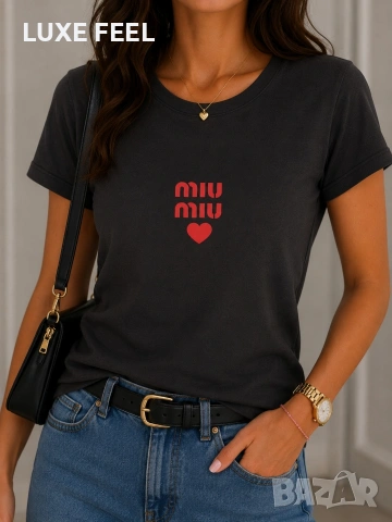 Guess ✨MIU MIU ✨ Tommy Hilfiger ✨ Balenciaga ✨, снимка 4 - Тениски - 55212660