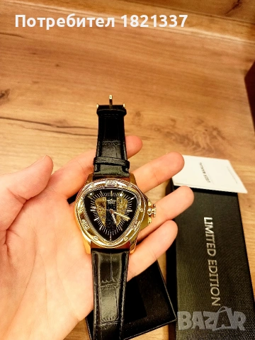 Нов механичен автоматичен водоустойчив часовник , снимка 2 - Мъжки - 54305539