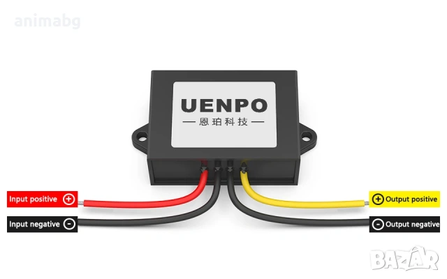 ANIMABG Понижаващ DC/DC конвертор от 15V - 80V на 12V, 3А, снимка 5 - Друга електроника - 54759799