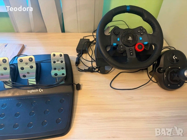 Logitech - G29, +Shifter , снимка 2 - Друга електроника - 54903758