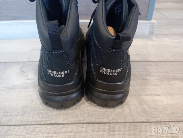 Engelbert Strauss високи мъжки работни обувки с метално бомбе номер 44 стелка 28, 5 см  , снимка 4 - Мъжки боти - 55604971