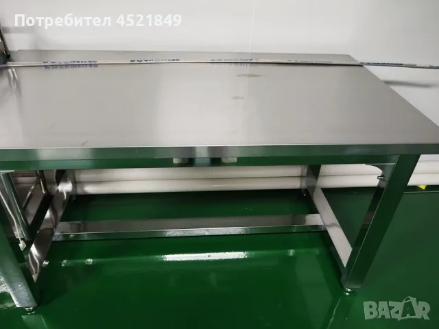 Професионална работна маса от неръждаема стомана, снимка 3 - Друго търговско оборудване - 55573621