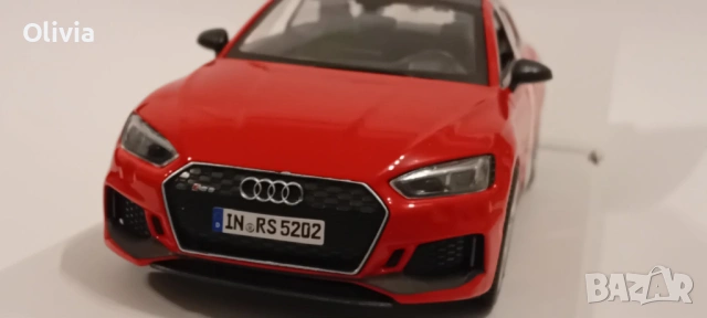 AUDI RS 5 1:24 - BBurago , снимка 3 - Колекции - 54394706