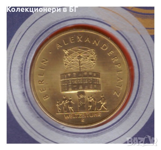 5 МАРКИ 1987 НУМИЗМАТИЧЕН ПЛИК (Numisbrief) - ГДР, снимка 2 - Нумизматика и бонистика - 55192604