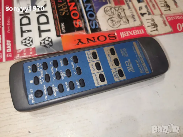 SHARP PRMCG0107AWSA AUDIO REMOTE 2407260845H2E7R