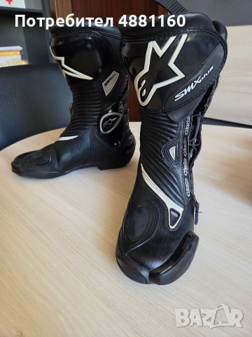 Мото ботуши Alpinestars SMX-Plus – №40, снимка 6 - Други спортове - 55228794