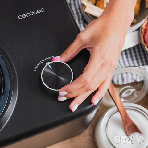 Машина за сладолед Cecotec Gelacy 800, 0.8л, 100W, черна, без предварително охлаждане, снимка 4 - Други - 54979517