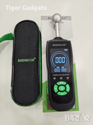 Професионален влагомер RDINSCOS МТ68, снимка 6 - Измервателни инструменти - 51495734