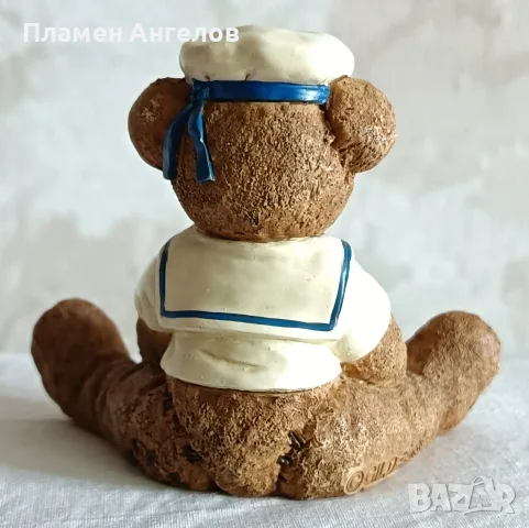 Винтидж колекционерска фигурка мече-моряк Gilde Handwerk Германия , снимка 3 - Колекции - 55548278