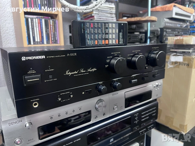 Pioneer A-550R с дистанционно, снимка 2 - Ресийвъри, усилватели, смесителни пултове - 55000845