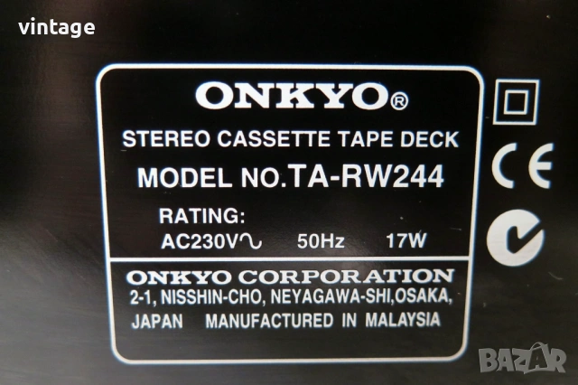 Onkyo TA-RW244 S, снимка 8 - Декове - 54786491