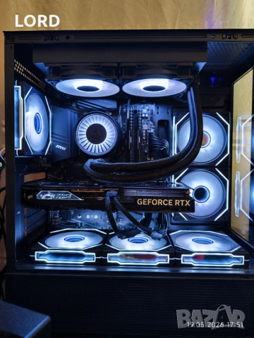 Геймърски Ryzen 7 5800X3D, RTX 4070 Super 12GB, RAM 32GB DDR4 3200, SSD 1TB NVME