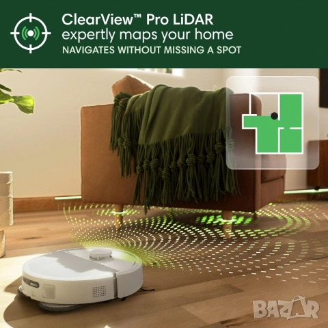 Робот прахосмукачка iRobot Roomba Plus 505 Combo с AutoWash Dock - НОВА НЕРАЗОПАКОВАНА, снимка 11 - Прахосмукачки - 54730630