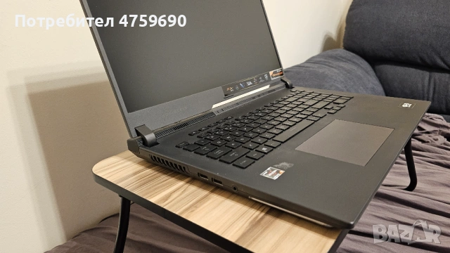 Лаптоп ASUS ROG Strix G17 G713QR, Ryzen 9, 32GB, RTX 3070 8GB, 1TB SSD, снимка 4 - Лаптопи за игри - 54512081