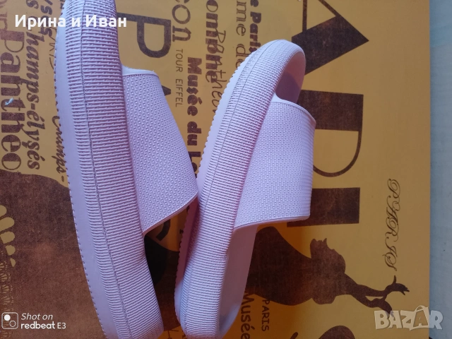 Бледо розови чехли , снимка 4 - Чехли - 55046318