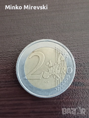 Монета с грешки 2 Евро 1999 Франция, снимка 2 - Нумизматика и бонистика - 54404510