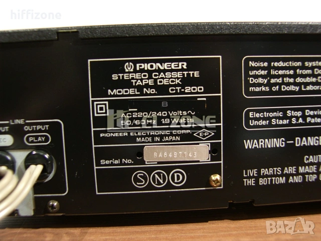 ДЕК    Pioneer ct-200 , снимка 8 - Декове - 54329088