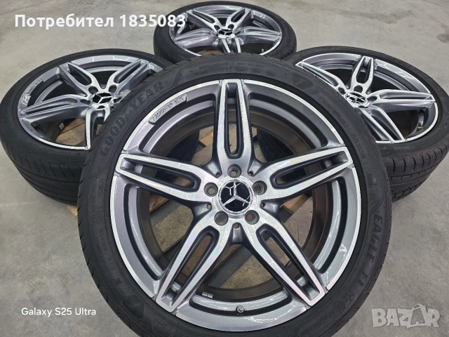 Лети джанти 19ки 5х112 Mercedes AMG + летни гуми GoodYear