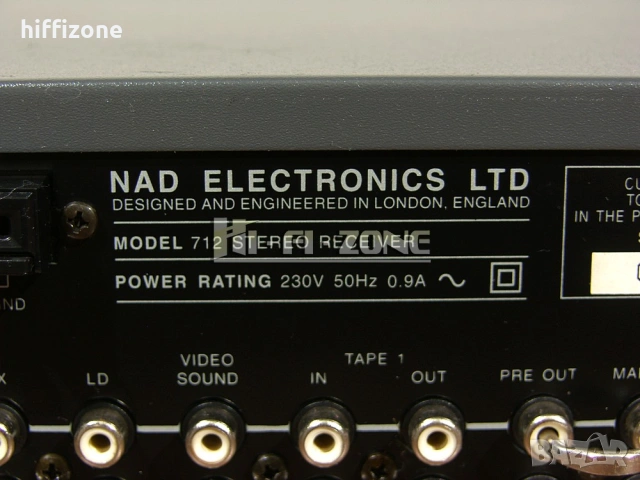 Ресивър  Nad model 712, снимка 8 - Ресийвъри, усилватели, смесителни пултове - 54762590
