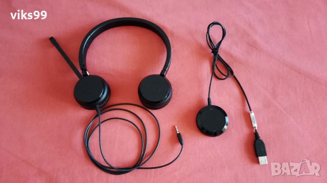 Слушалки с Микрофон Слушалки Jabra Evolve 30 II Stereo, снимка 2 - Слушалки за компютър - 54659413