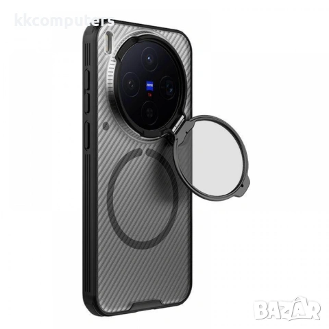 NILLKIN CamShield Prop MagSafe Калъф за vivo X300 с капак за камерата и протектор – Черен, снимка 4 - Калъфи, кейсове - 54548580