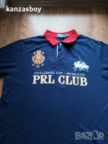 polo ralph lauren - мъжка винтидж тениска 2ХЛ , снимка 5 - Тениски - 54078084