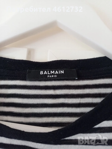 Оригинална тениска Balmain, снимка 3 - Тениски - 54849967