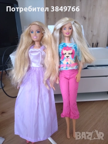кукла барби с дълга коса отлично състояние barbie сини очи , снимка 5 - Кукли - 54971389