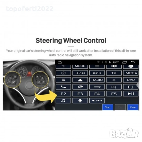 7-инчова Android мултимедия Volkswagen Touareg T5 Transporter Caravelle Multivan + CarPlay , снимка 4 - Аксесоари и консумативи - 55200946